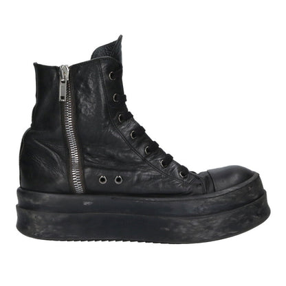 Rick Owens Mega Bumper Ramones Leather High-Top Size 7.5