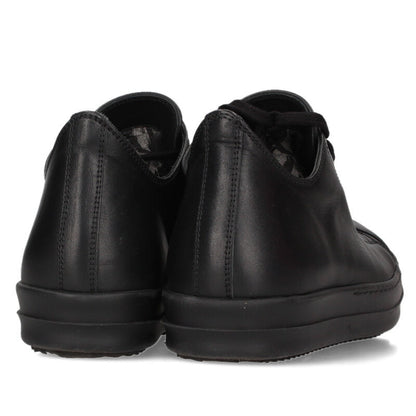 Rick Owens RAMONES LOW Leather Low Sneakers Black Size 6.5