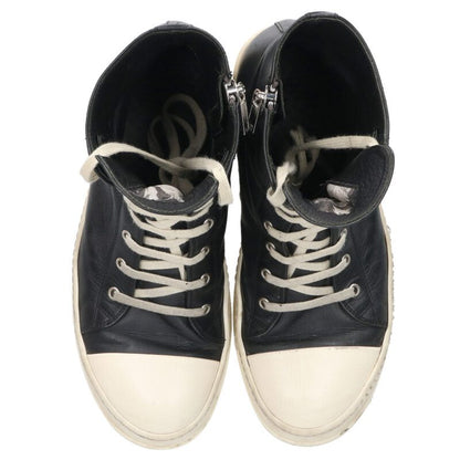 Rick Owens Ramones Leather High-Top Sneakers Size 8.5