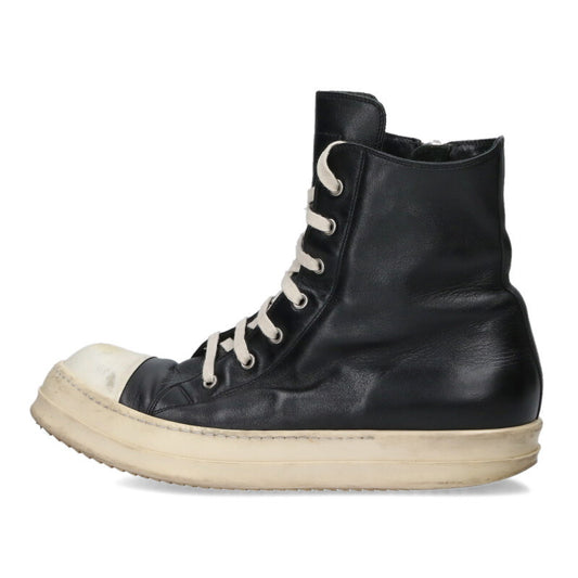 Rick Owens RAMONES Leather High Sneakers Size 9.5