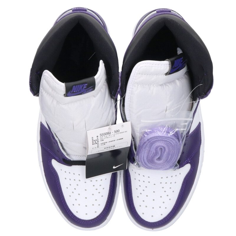 NIKE Air Jordan 1 Retro High OG Court Purple Size 10
