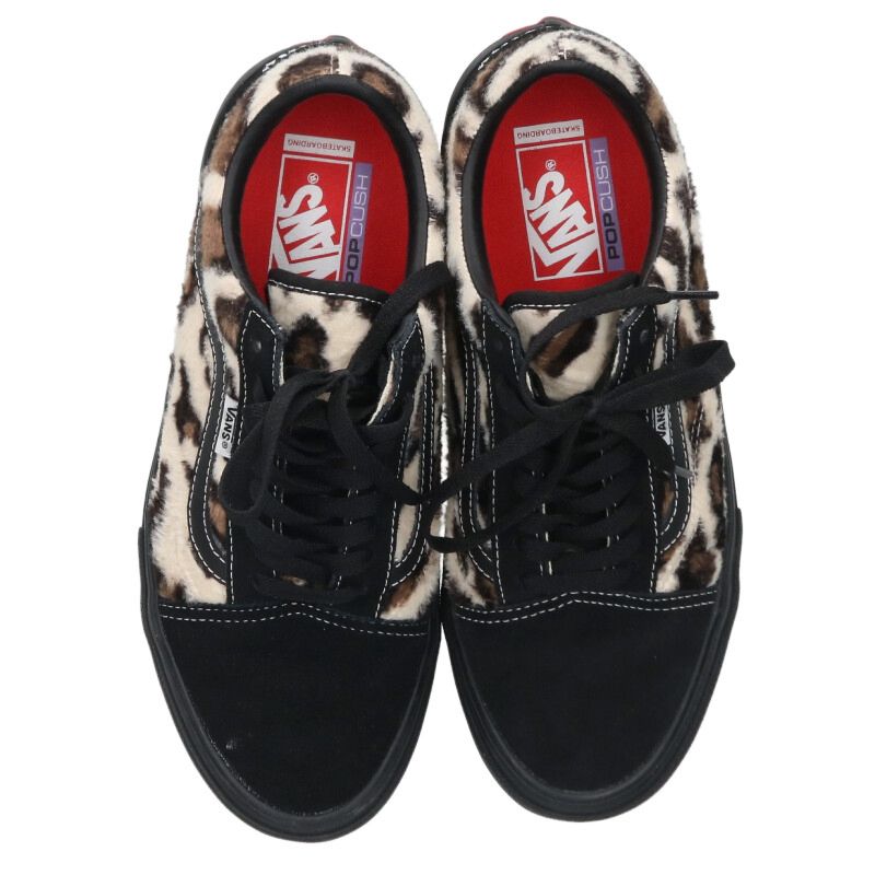 SUPREME x VANS Leopard Low-Cut Sneakers Multi Size 8.5