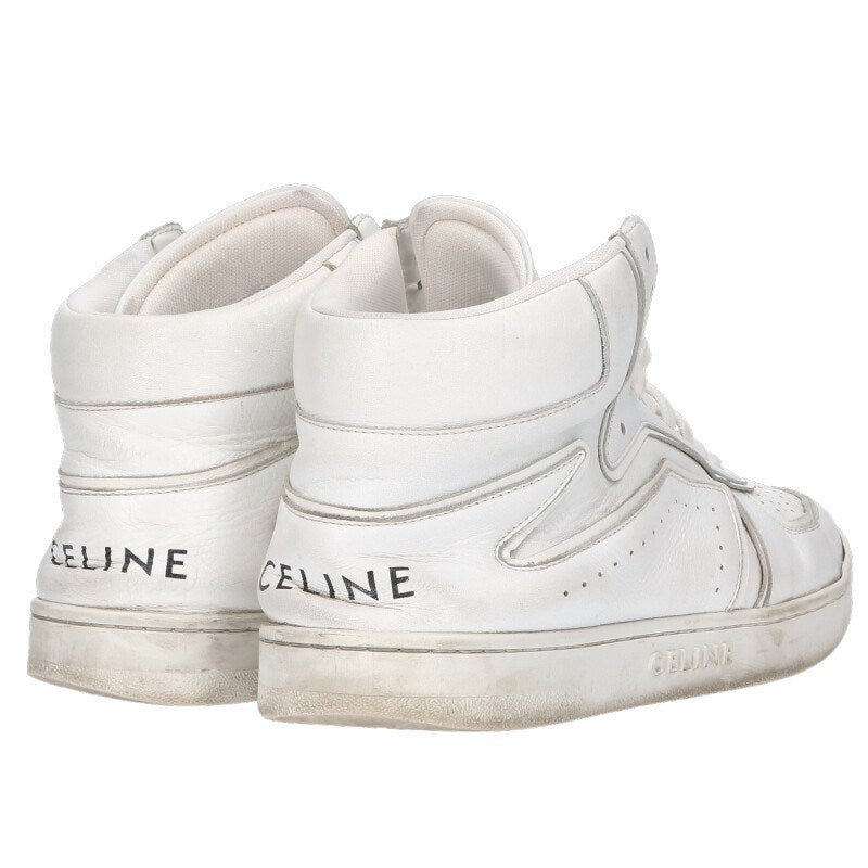CELINE CT-01 High-Top Sneakers White Size 9.5