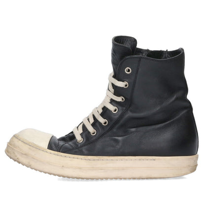 Rick Owens Ramones Leather High-Top Sneakers Size 7.5