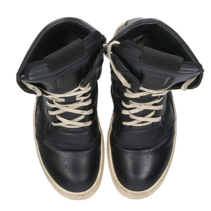 Rick Owens Geobasket Leather High-Top Sneakers Size 6