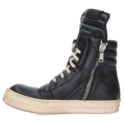 Rick Owens Geobasket Leather High-Top Sneakers Size 6