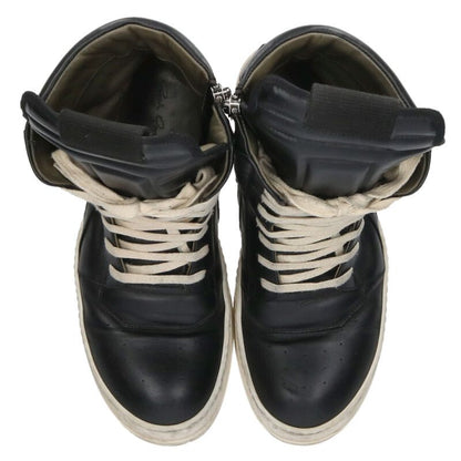 Rick Owens Geobasket Leather High-Top Sneakers Size 8.5