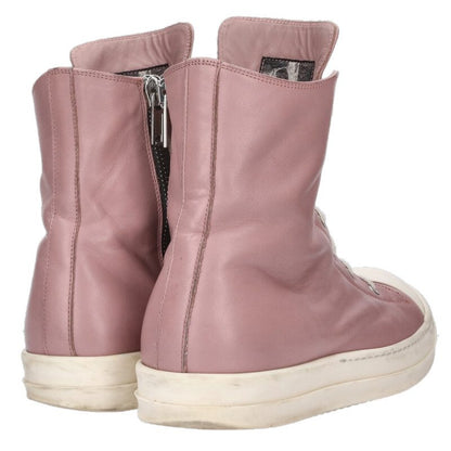 Rick Owens Ramones Leather High-Top Sneakers Size 10.5