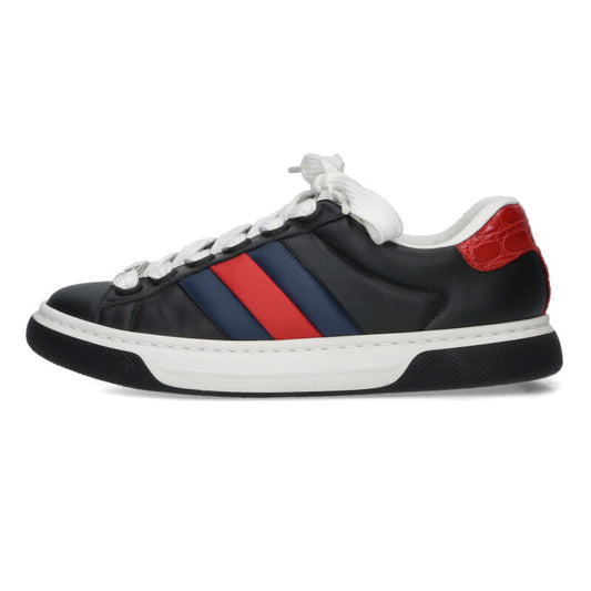GUCCI Hyperspace Sneakers Black/Navy/Red Size 8.5