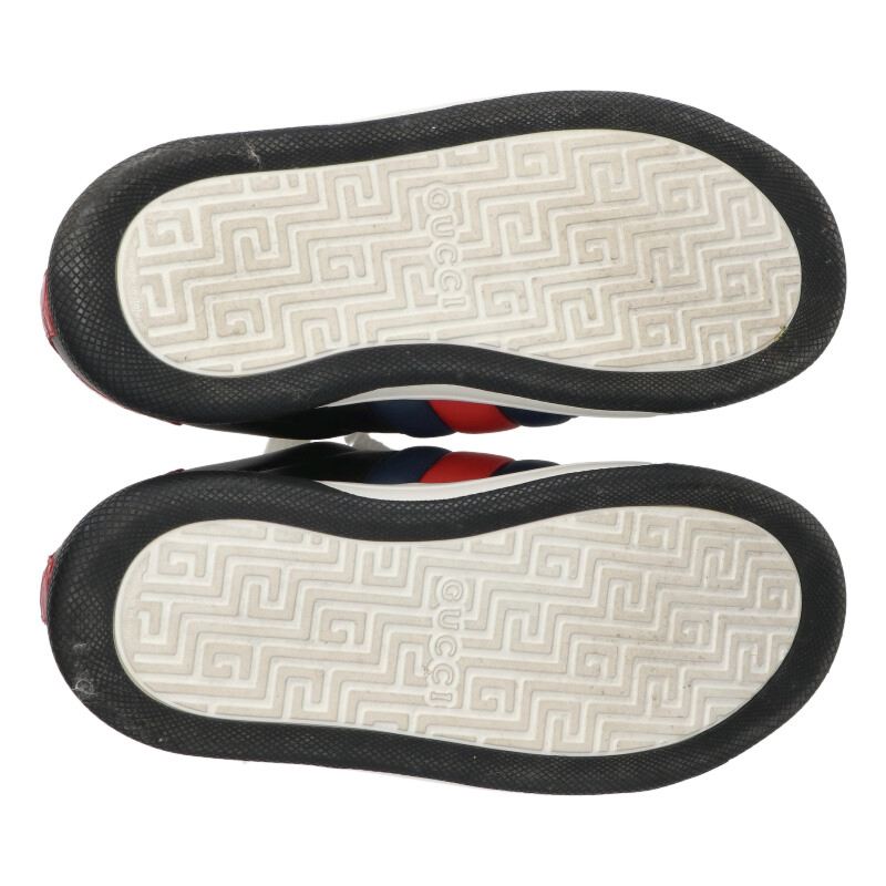 GUCCI Hyperspace Sneakers Black/Navy/Red Size 8.5