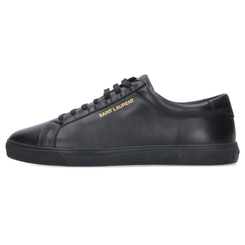 SAINT LAURENT PARIS Low Top Sneakers Black Size 6.5