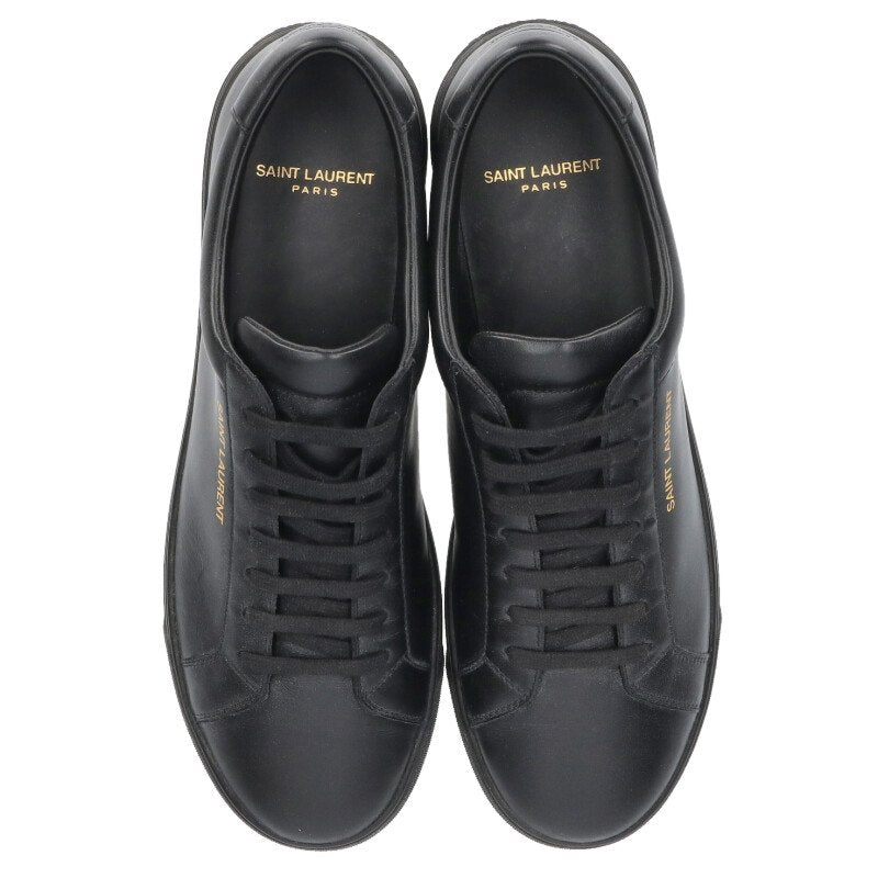 SAINT LAURENT PARIS Low Top Sneakers Black Size 6.5
