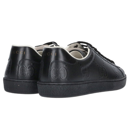 GUCCI GG Embossed Sneakers Black Size 5