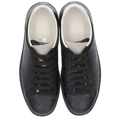GUCCI GG Embossed Sneakers Black Size 5