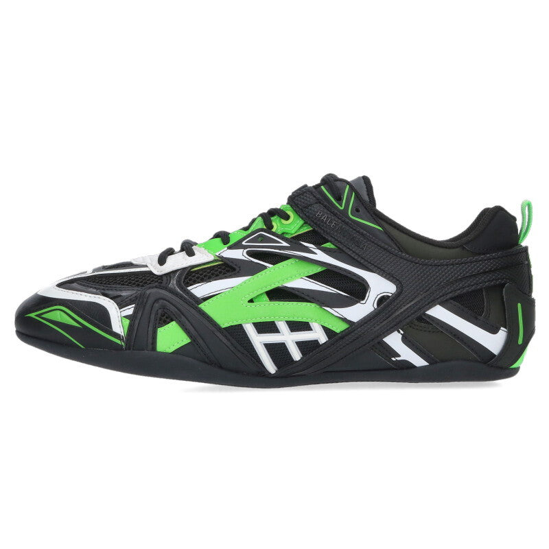 BALENCIAGA Drive Low-Cut Sneakers Black/Green Size 11.5