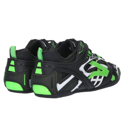 BALENCIAGA Drive Low-Cut Sneakers Black/Green Size 11.5