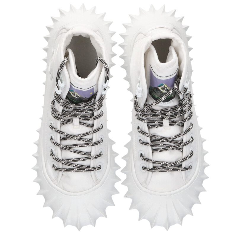 BOTTEGA VENETA Denver Sneakers White Size 7.5