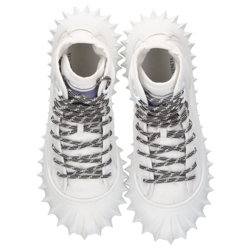BOTTEGA VENETA Denver Sneakers White Size 8.5