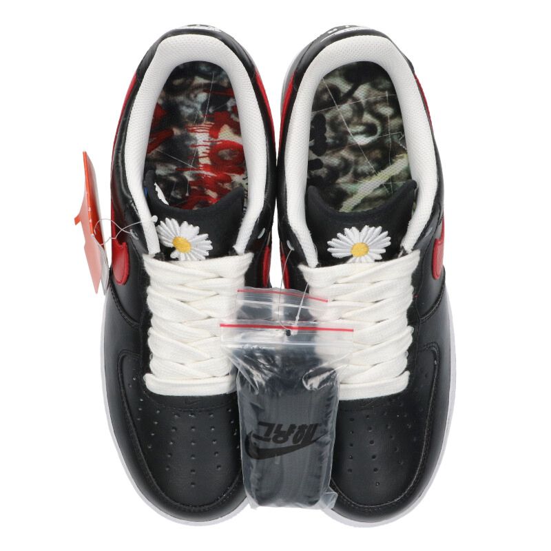 peaceminusone x NIKE AF1 Low Para-Noise Black/Red Size 10