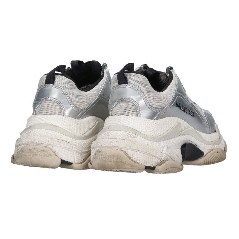 BALENCIAGA Triple S Low Top Sneakers White Size 6