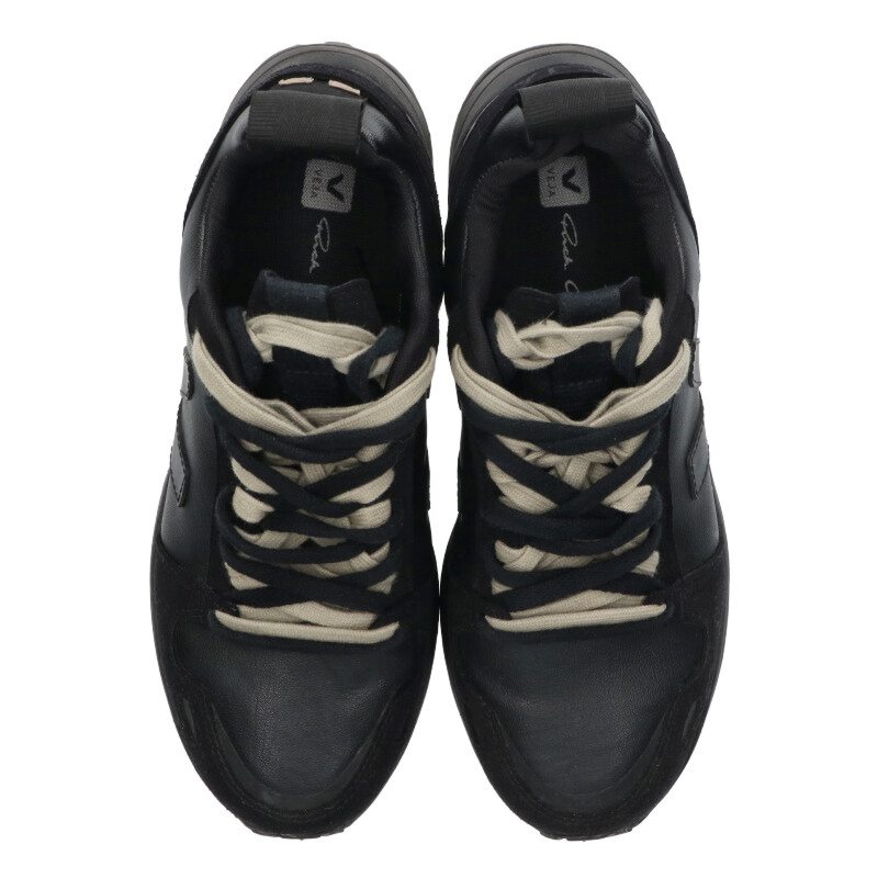 Rick Owens x Veja Hiking Sneakers Black Size 7.5