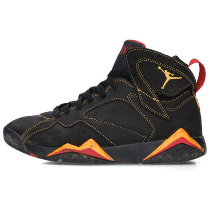 NIKE Air Jordan 7 Citrus Sneakers Black Size 10