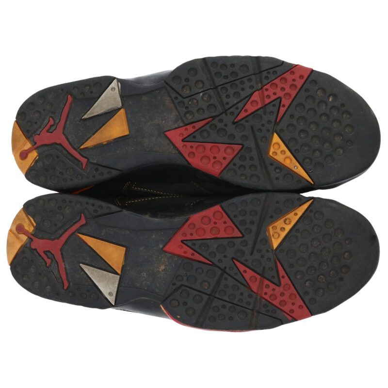 NIKE Air Jordan 7 Citrus Sneakers Black Size 10