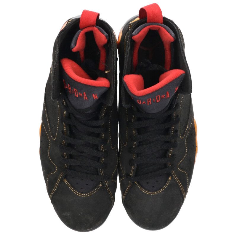 NIKE Air Jordan 7 Citrus Sneakers Black Size 10