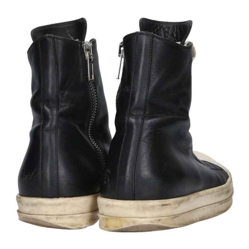 Rick Owens Ramones Leather High-Top Sneakers Size 9.5