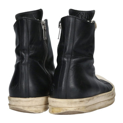 Rick Owens Ramones Leather High-Top Sneakers Size 9.5