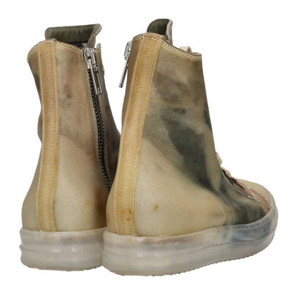 Rick Owens RAMONES Clear High-Top Sneakers Size 5