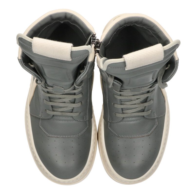 Rick Owens Mega Bumper Geobasket Sneaker Grey Size 6.5