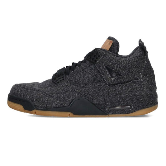 LEVI'S x Nike Air Jordan 4 Retro Black Size 9.5