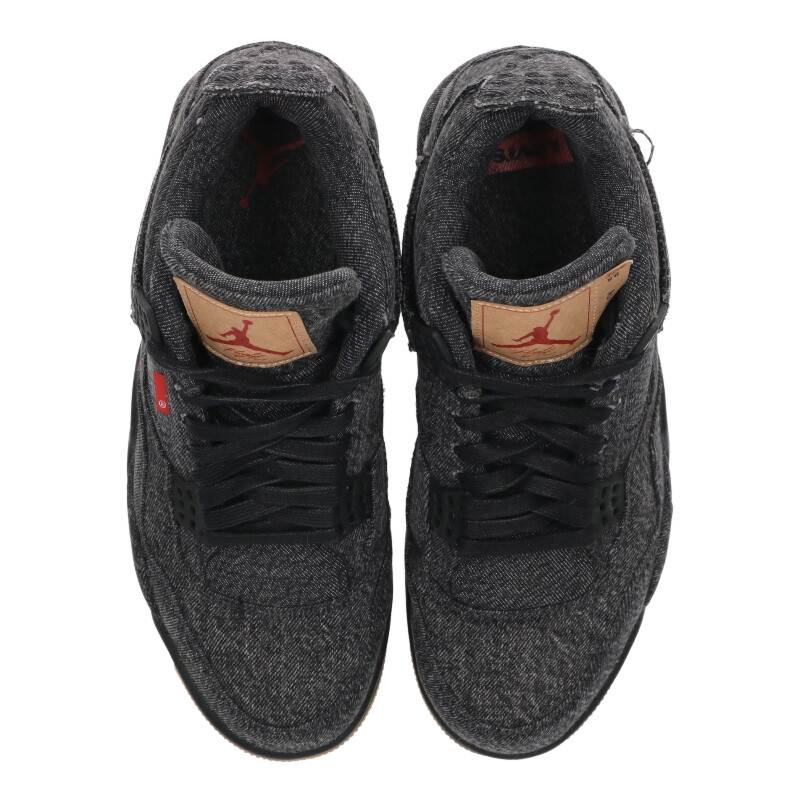 LEVI'S x Nike Air Jordan 4 Retro Black Size 9.5