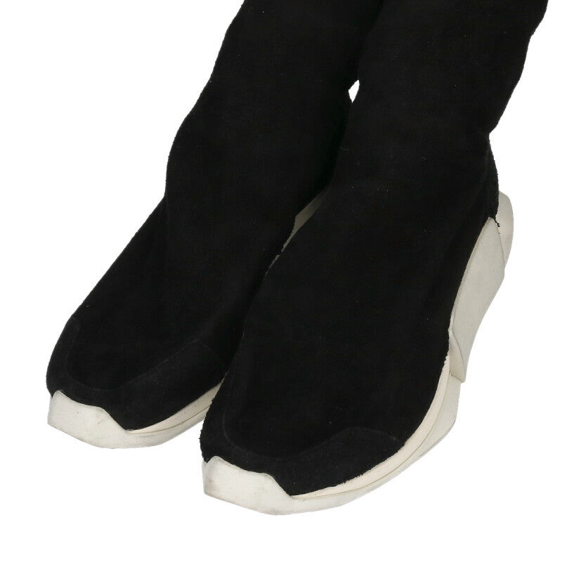 Rick Owens LEVEL RUNNER Sneakers Black/White Size 10