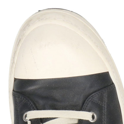 Rick Owens Leather Low-Cut Sneakers Black Size 6.5