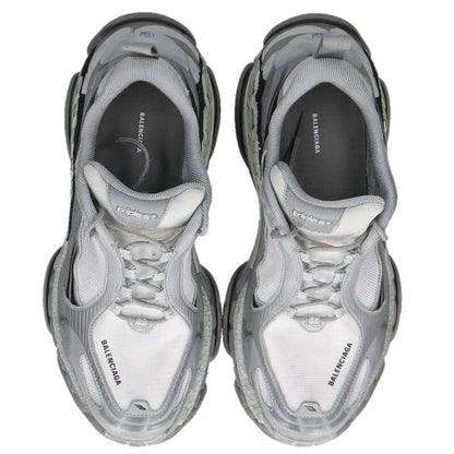BALENCIAGA Triple S.2 Low Top Lace-Up Sneakers Gray Size 8.5