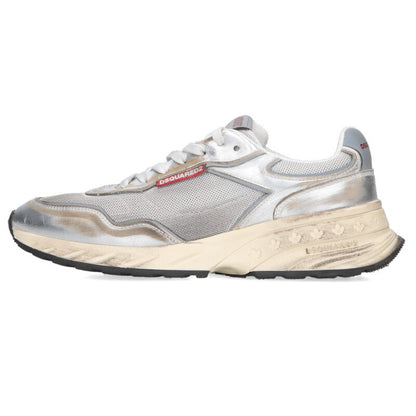 DSQUARED Sprinter Mesh Sneakers Gray Size 9.5