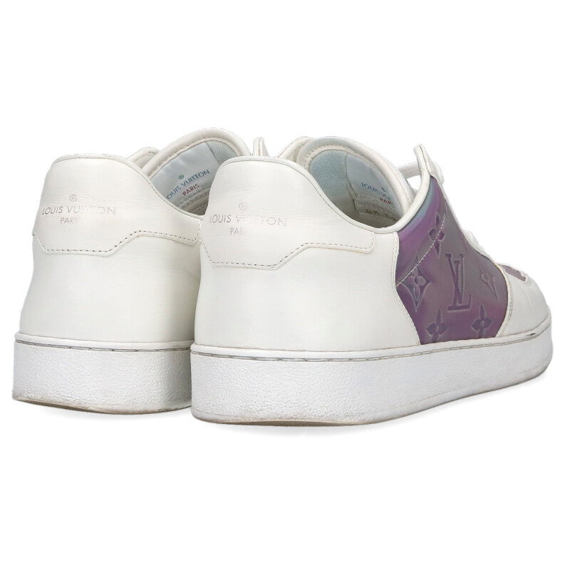 LOUISVUITTON Rivoli Monogram Leather Low-Cut Sneakers Size 7