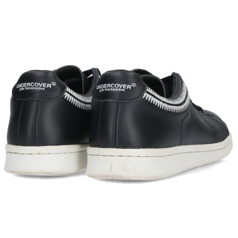 UNDERCOVER Embroidered Leather Low-Cut Blk Size 8