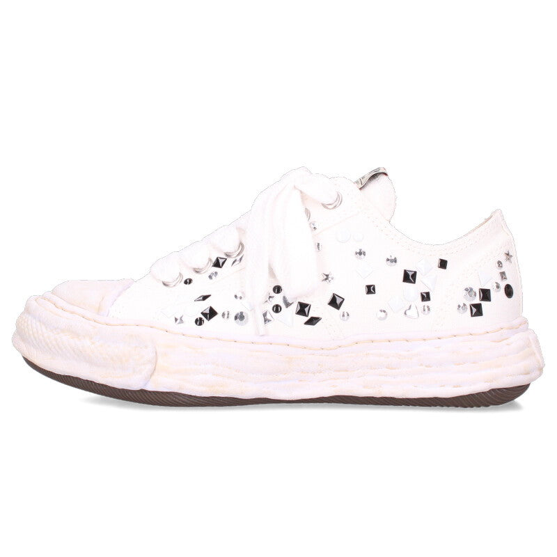 MIHARAYASUHIRO PETERSON Studded Low-Tops White Size 6.5