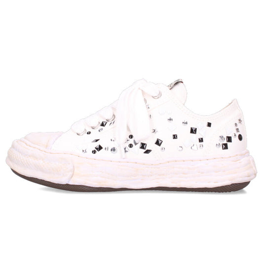 MIHARAYASUHIRO PETERSON Studded Low-Tops White Size 6.5