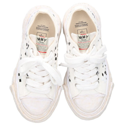 MIHARAYASUHIRO PETERSON Studded Low-Tops White Size 6.5