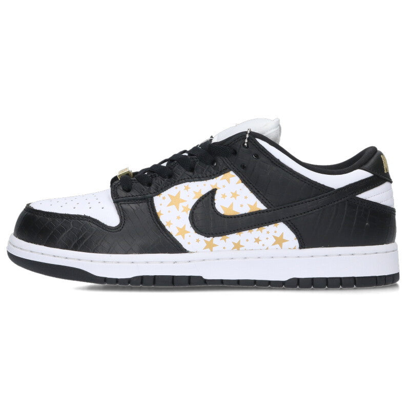 SUPREME x Nike Dunk Low OG QS Black/White Size 9