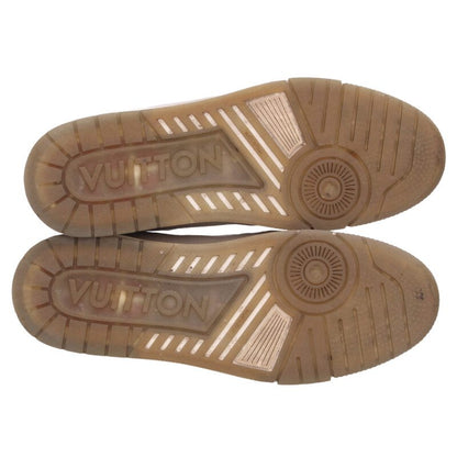 LOUISVUITTON LV Trainer Low-Top Sneakers White Size 8