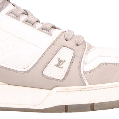 LOUISVUITTON LV Trainer Low-Top Sneakers White Size 8