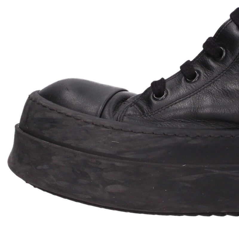 Rick Owens MEGA BUMPER Leather High-Top Blk Size 7.5