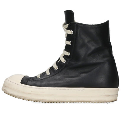 Rick Owens Ramones Leather High-Top Sneaker Size 8.5