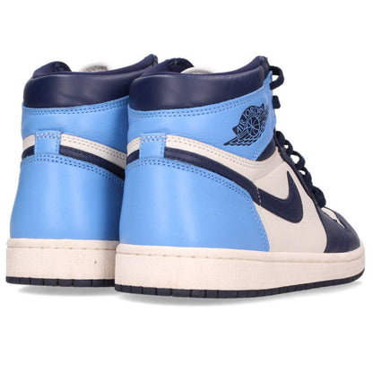 NIKE Air Jordan 1 Retro High OG Blue White Size 9