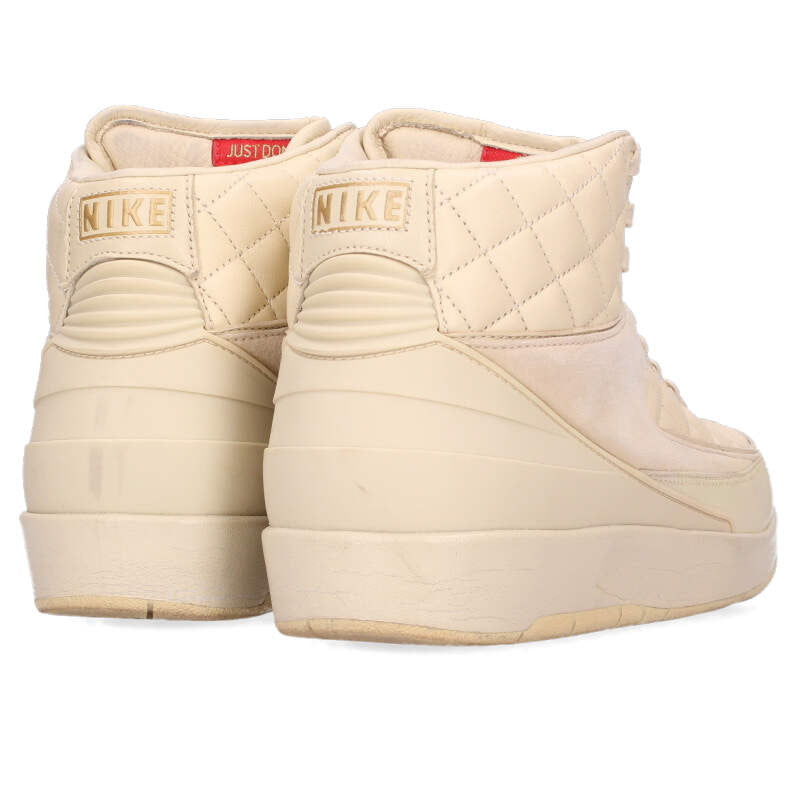 NIKE Air Jordan 2 Retro Just Don Sneakers Beige Size 9